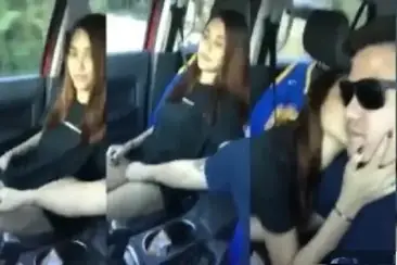 Ngewe Liar di Dalam Mobil Karena Tiba-tiba Sange